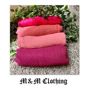 Soft Solid Scarves 4pcs/lot